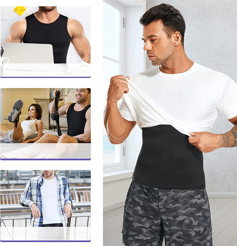 Camisa modeladora masculina fitness